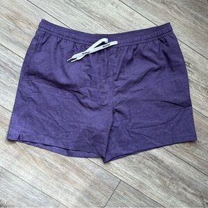Maamgic Stretch Solid Purple Swim Trunks XXL
